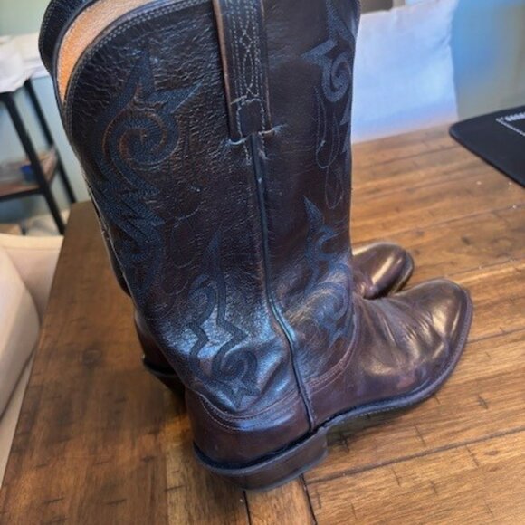 Lucchese 1883 Men’s Brown Leather Boots – Size 9.5 D - Picture 4 of 6